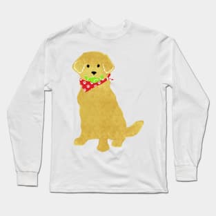 Cute Preppy Yellow Lab - Tennis Balls In Mouth Long Sleeve T-Shirt